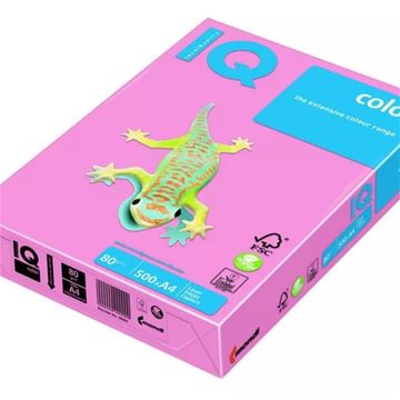 Бумага А4 500л.,80г/м2, IQ Color, PI25-розовый,