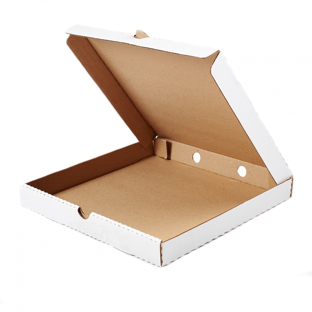 Коробка для пиццы 300*300*40 Т-11 Е бел/бур