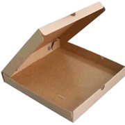 Коробка для пиццы 330*330*40 БУРЫЙ/БУРЫЙ КАМ (профиль В)