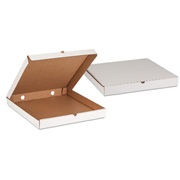 Коробка для пиццы 250*250*40 гофрокартон КАМ (профиль В) белый/бурый