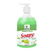 Мыло жидкое 500мл Clean&Green с дозатором Soapy Яблоко