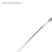 Шампур угловой, толщина 0,8 мм, размер 39 х 1 см