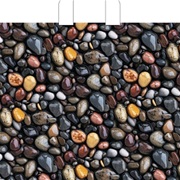 Пакет с петлевой ручкой 40х36+4см Галька 110мкм