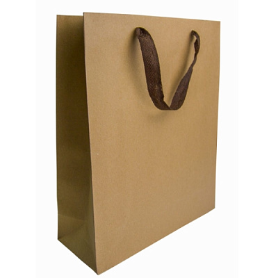 Пакет крафт 320х440х130мм с  ручками