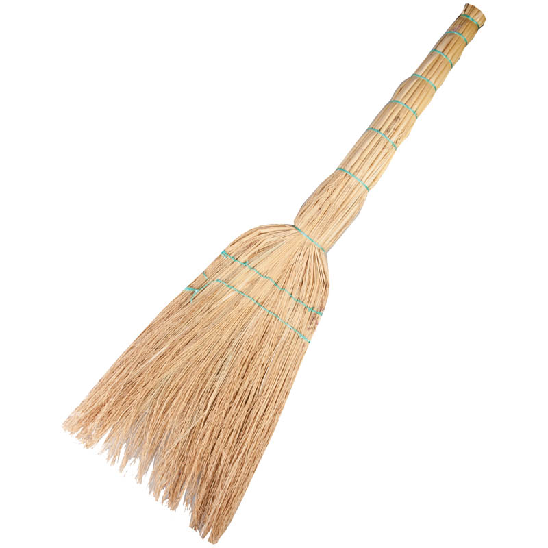 Веник сорго 3-х прошивной ЛЮБАША "СТАНДАРТ", длина 79 см
