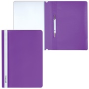 Скоросшиватель пластиковый A4 BRAUBERG фиолетовый