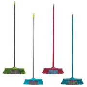 Щетка для уборки с черенком 110 см, ширина 31 см, щетина 7 см, пластиковая, еврорезьба, YORK "Fronti