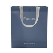 Пакет Focus из спанбонда с ламинацией, 25+15х28 см, голубой (300шт/кор) до 20кг