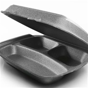 Ланч-бокс 3-секционный черный LB-max-3 255*190*70мм