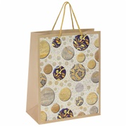 Сумочка бумажная ламинированная 26x12,7x32,4 см,"Мраморная абстракция" (Продаем!)