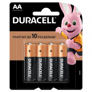 Батарейки DURACELL BASIC AA (LR06) MN1500 4 шт/блистер