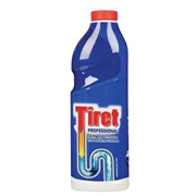 Средство для прочистки канализационных труб 1 л, TIRET (Тирет) Professional, гель
