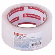 Клейкая лента упаковочная 48 мм х 66 м, прозрачная, толщина 45 микрон, BRAUBERG ORIGINAL