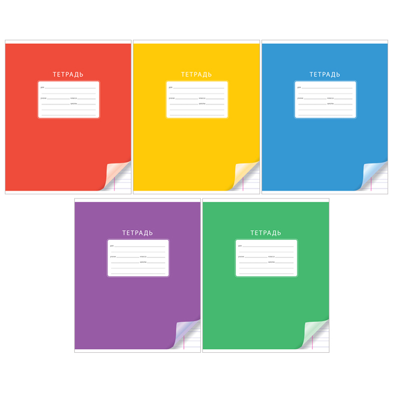 Тетрадь 12л узк лин ArtSpace "Однотонная. С уголком"