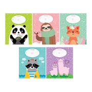 Тетрадь 18л., линия ArtSpace "Рисунки. Happy animals"
