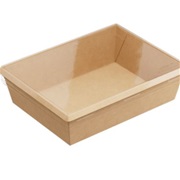 Контейнер картонный ONECLICK Lid 500 мл КРЫШКА 100/120x140/160x45мм