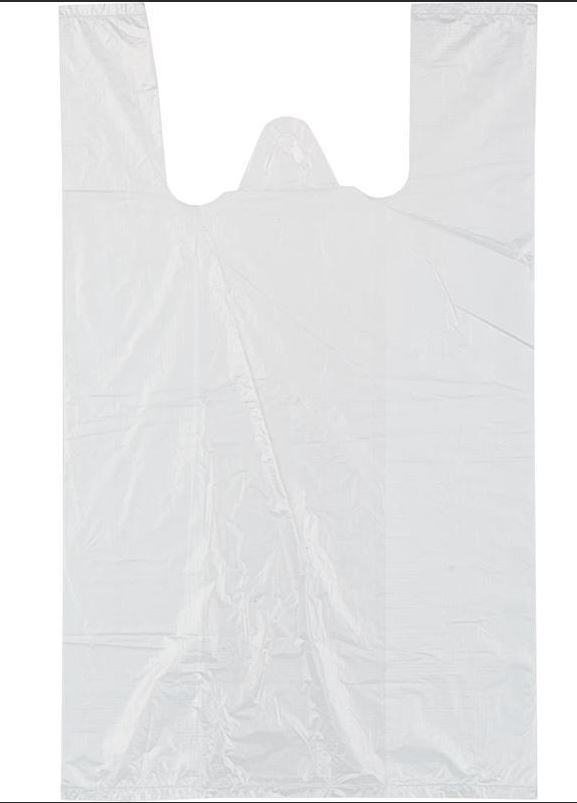 Пакет-майка 42+20*70см 17мкм ПНД белая