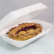 Ланч-бокс 1-секционный белый мини LBS BOX (195х150х80) 100шт/уп
