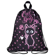 Мешок для обуви BRAUBERG KIDS, с петлей, 42х34 см, "Amazed cat"