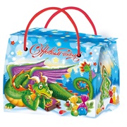 Упаковка новогодняя 0,8кг Мечтатель, 170х120х140мм