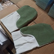 Рукавицы х/б пекарские,брезентовый наладонник, с ватином