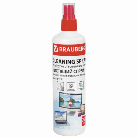 Чистящая жидкость-спрей BRAUBERG Profi Clean 250мл для LCD(ЖК)-мониторов