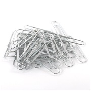 Скрепки большие 50 мм, BRAUBERG, оцинкованные, 50 шт., в картонной коробке, 227589