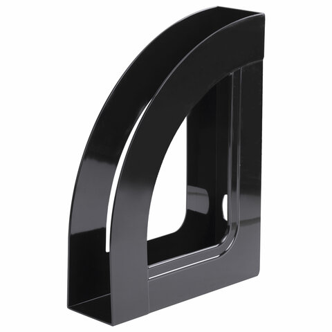 Лоток вертикальный для бумаг BRAUBERG ECONOMY, 220х70х290 мм, черный