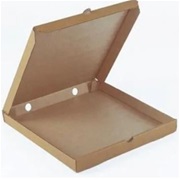 Коробка для пиццы 340*340*40мм микрогофрокартон бурый/бурый (Т-11 - Е) КТК (В)