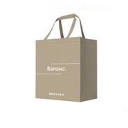 Пакет Баланс из спанбонда с ламинацией, 25+15х28 см, бежевый (300шт./кор) до 20 кг