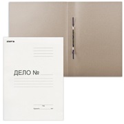 Скоросшиватель картонный STAFF, гарантированная плотность 220 г/м2, до 200 л., 124875